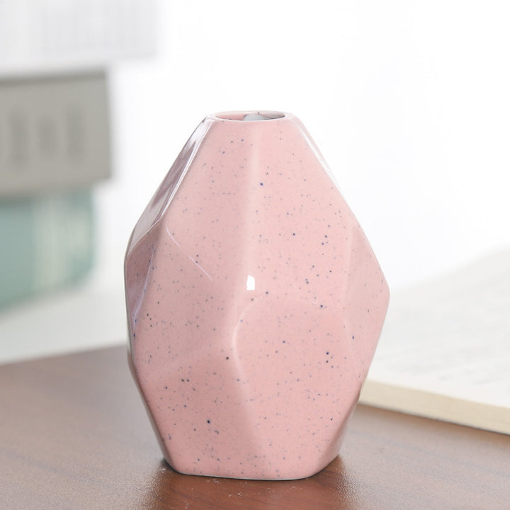 Geometric Ceramic Decorative Vase Kalsten