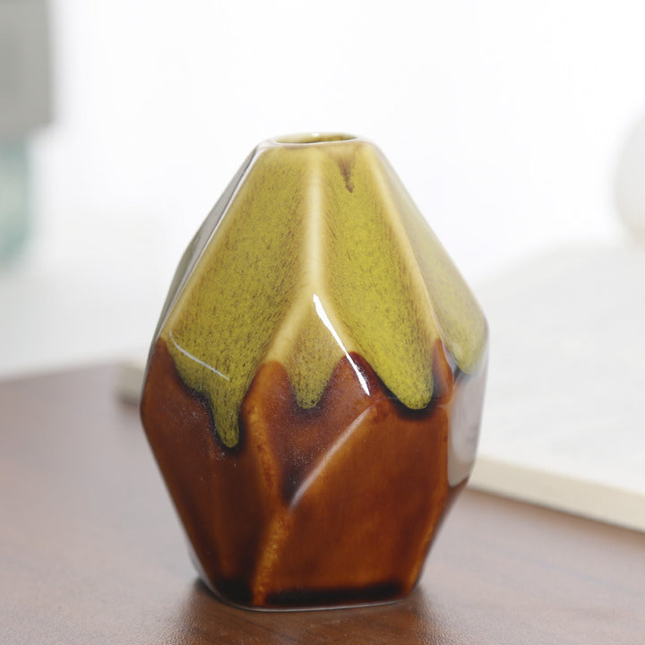 Geometric Ceramic Decorative Vase Kalsten