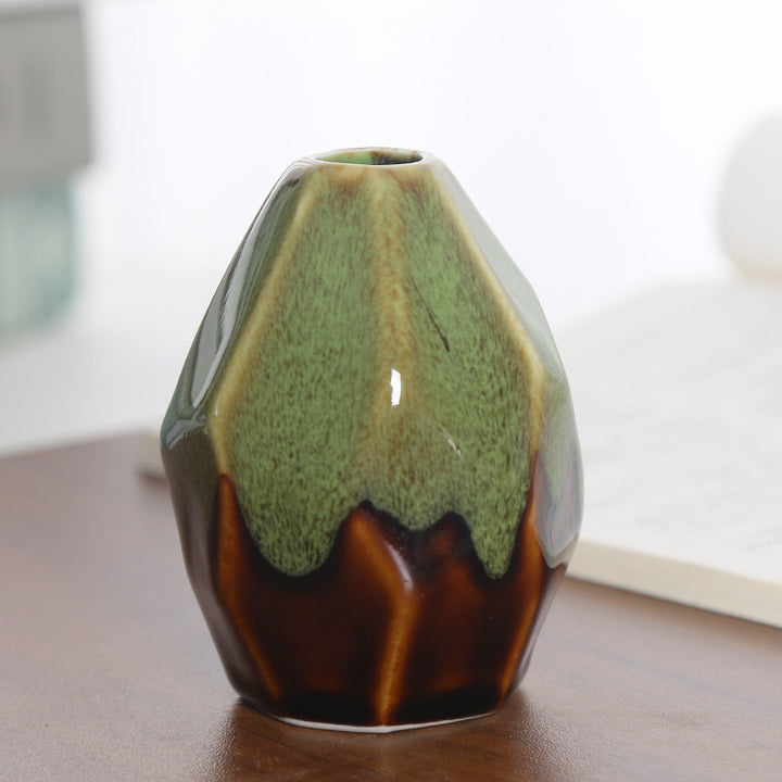 Geometric Ceramic Decorative Vase Kalsten