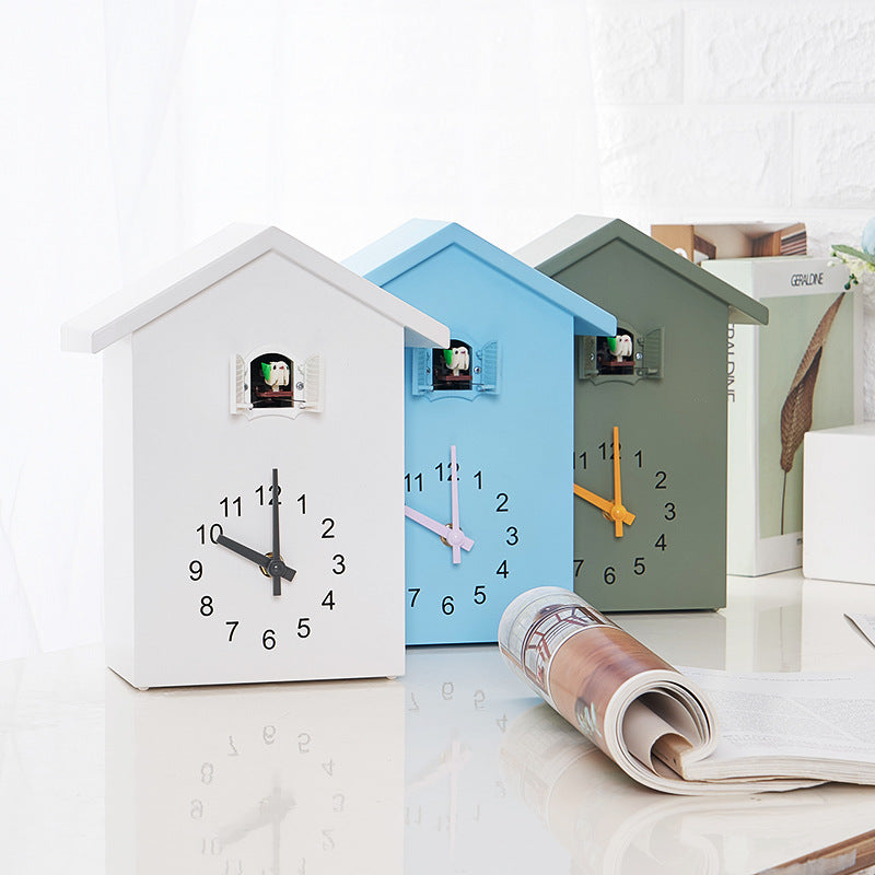 Cuckoo clock in creative house design Kalsten