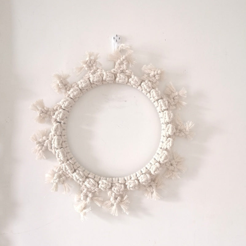 Decorative Macrame Wall Mirror Kalsten