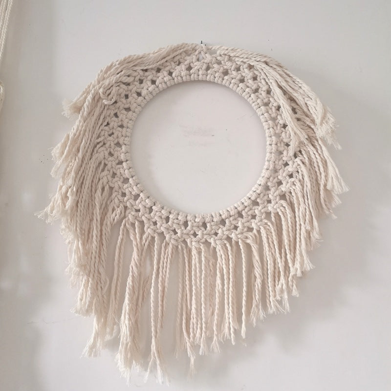 Decorative Macrame Wall Mirror Kalsten