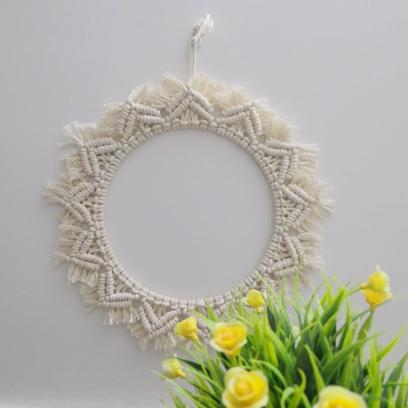 Decorative Macrame Wall Mirror Kalsten