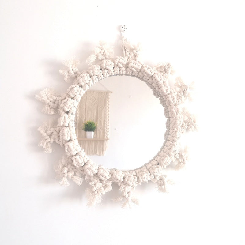 Decorative Macrame Wall Mirror Kalsten