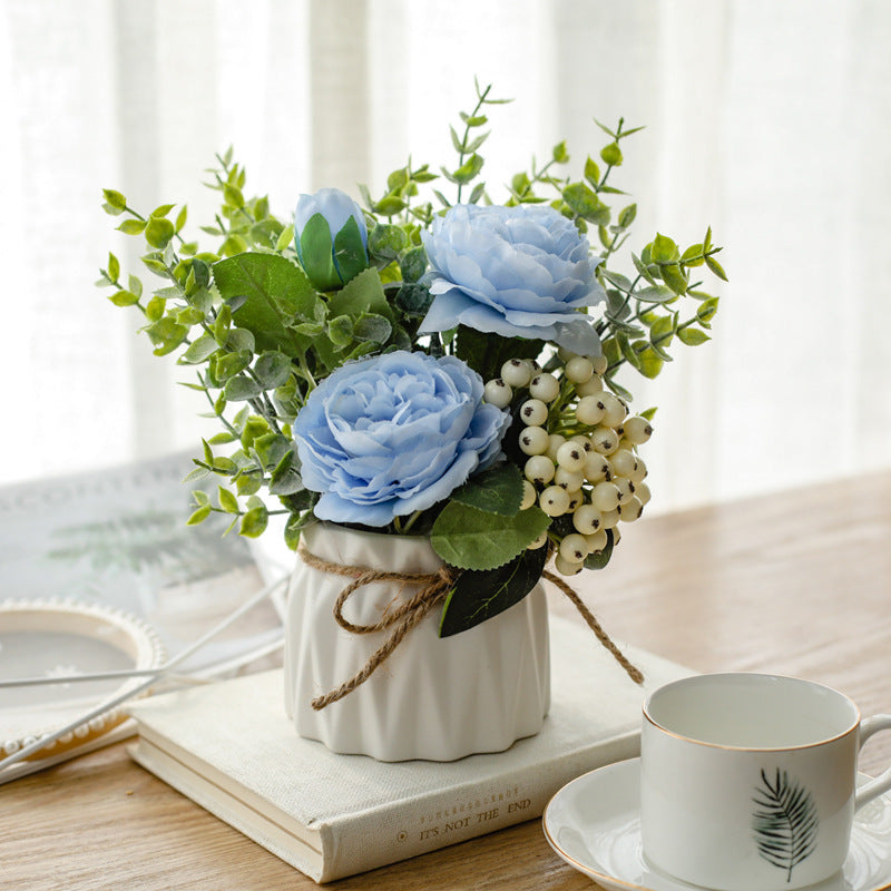 Elegant Faux Floral Centerpiece