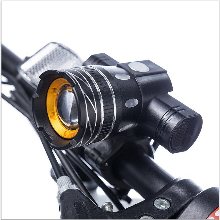 USB Rechargeable Bicycle Headlight with Adjustable Mount Kalsten