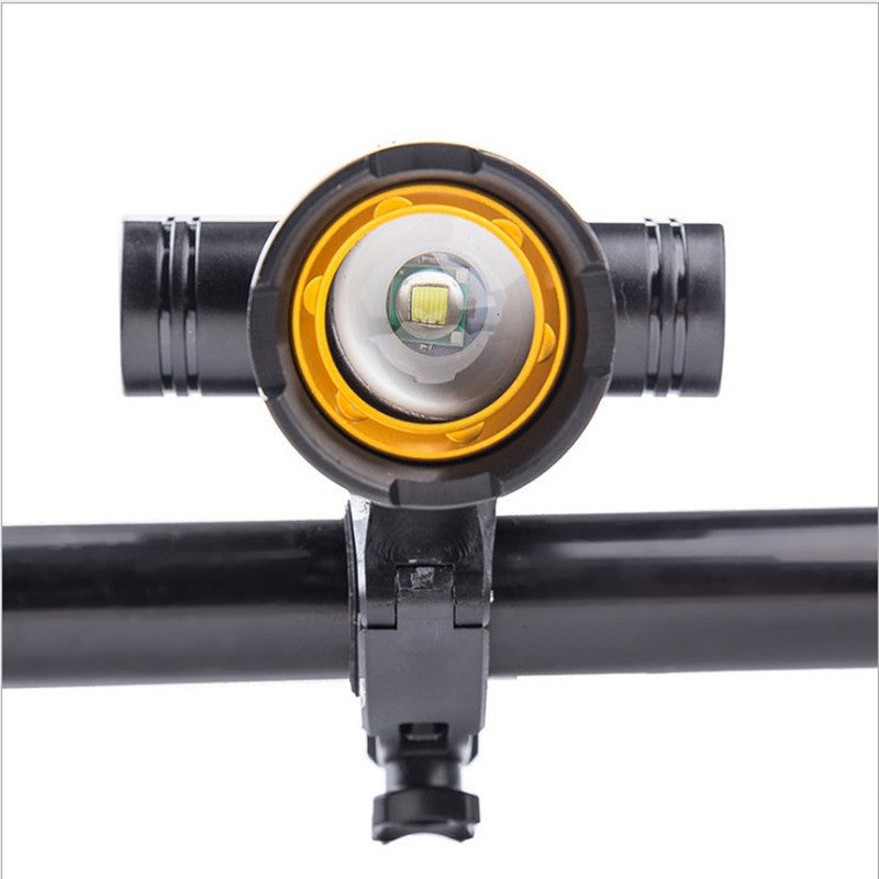 USB Rechargeable Bicycle Headlight with Adjustable Mount Kalsten