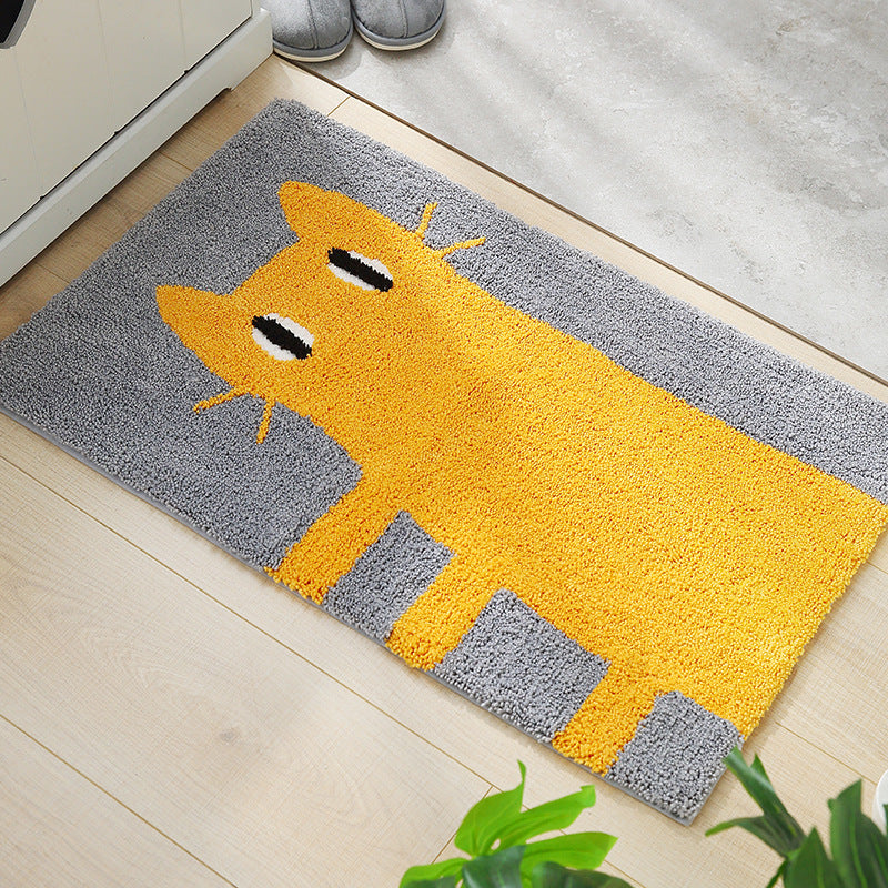 Decorative Cat Design Mat for Home