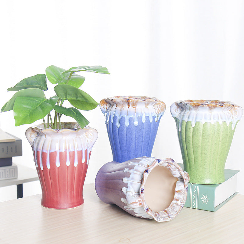 Artistic Ceramic Planter Kalsten