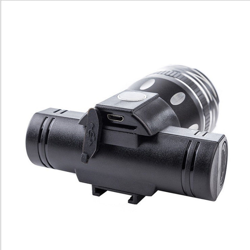 USB Rechargeable Bicycle Headlight with Adjustable Mount Kalsten