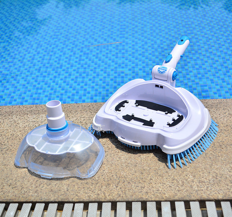 Automatic suction pool cleaner with rotating brush heads and clear debris chamber Kalsten
