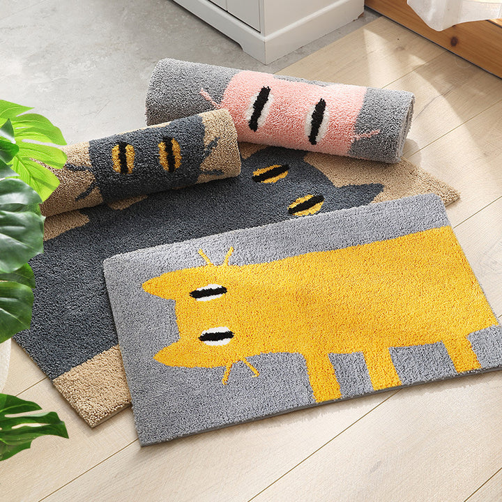 Decorative Cat Design Mat for Home