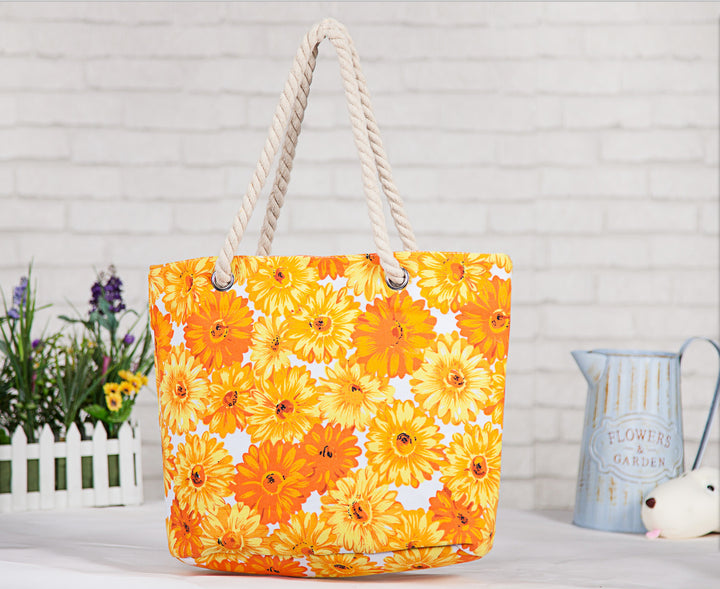 Large floral patterned beach bag Kalsten