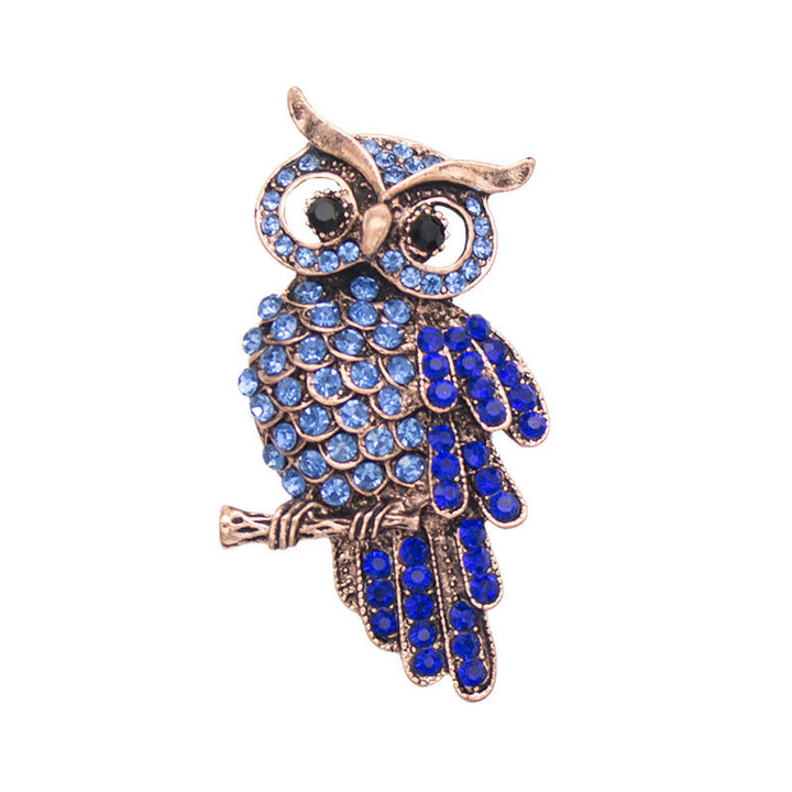 Elegant Owl-Themed Brooch Kalsten