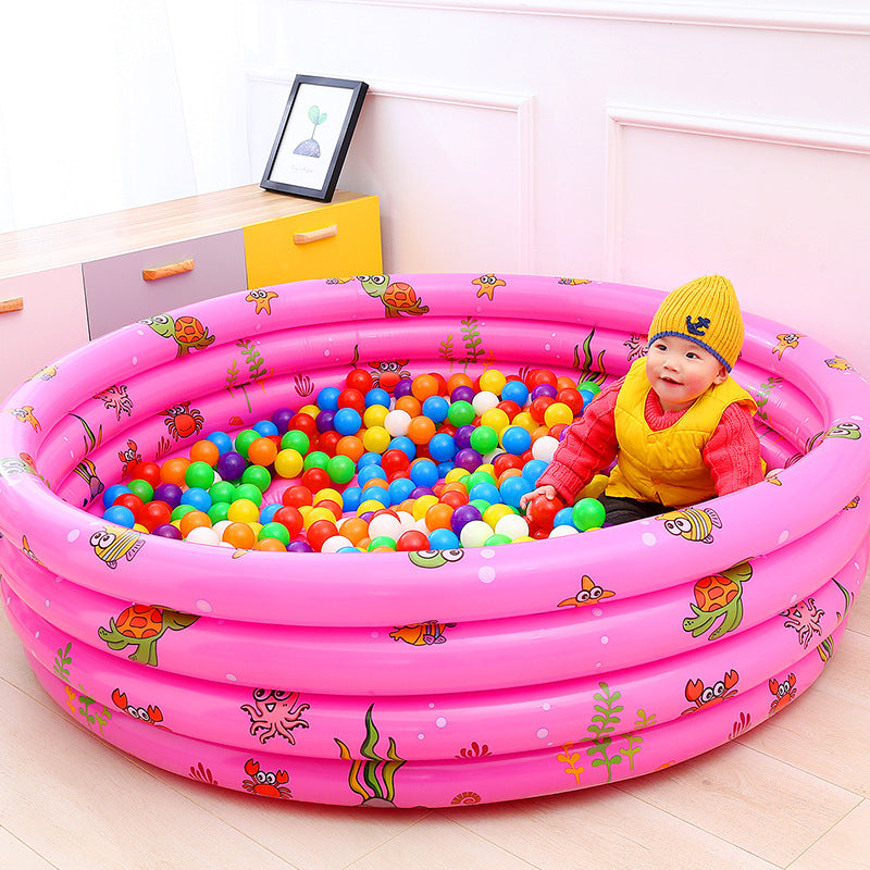 Women's Inflatable Children's Swimming Pool with Fun Sea Motifs Kalsten