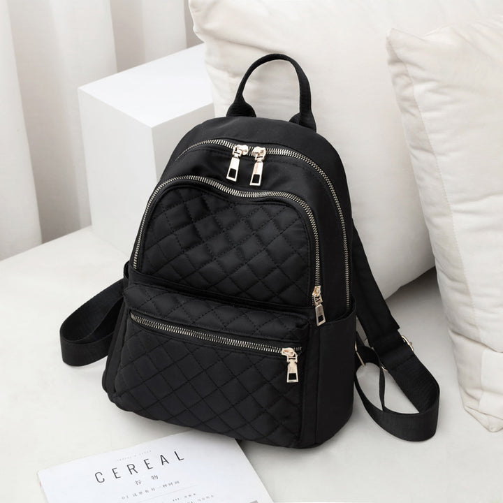 Quilted Zippered Backpack Kalsten