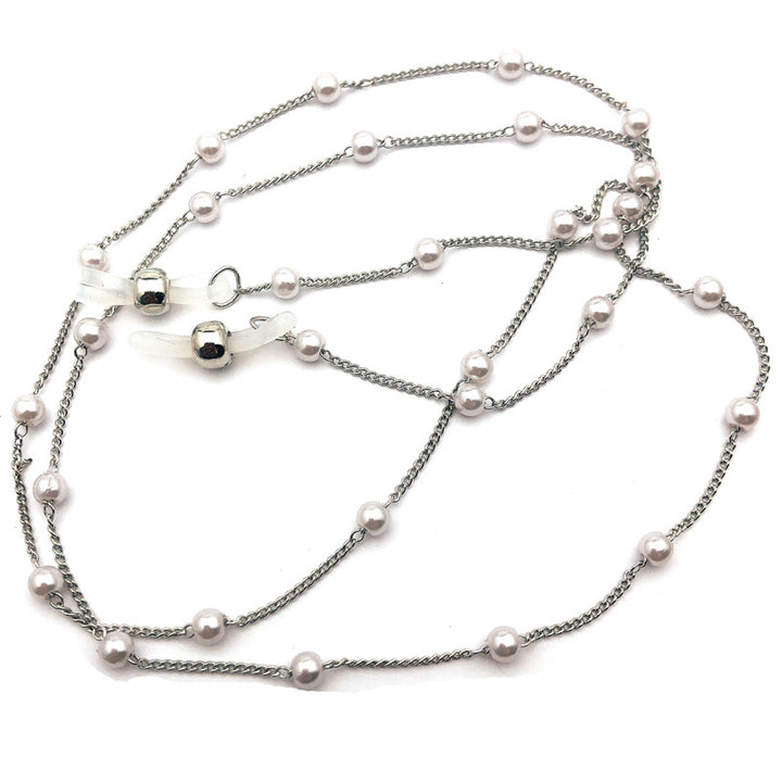 Elegant Multi-Strand Pearl Eyewear Chain Kalsten