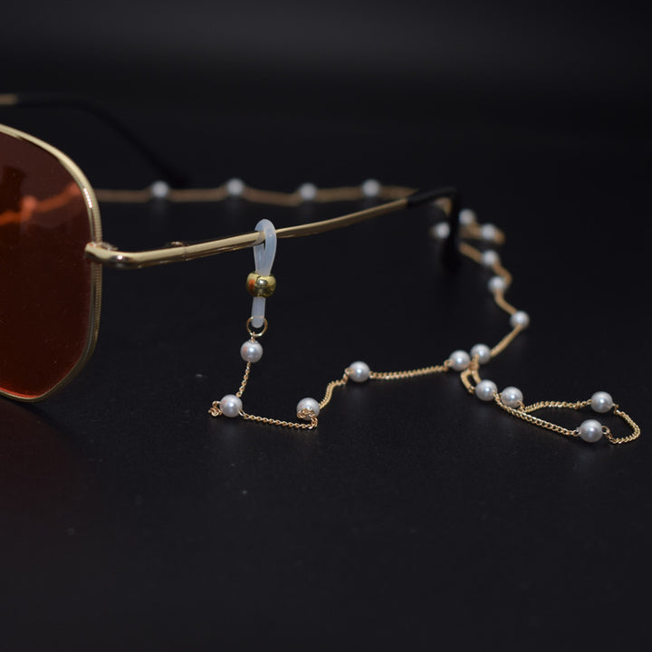 Elegant Multi-Strand Pearl Eyewear Chain Kalsten