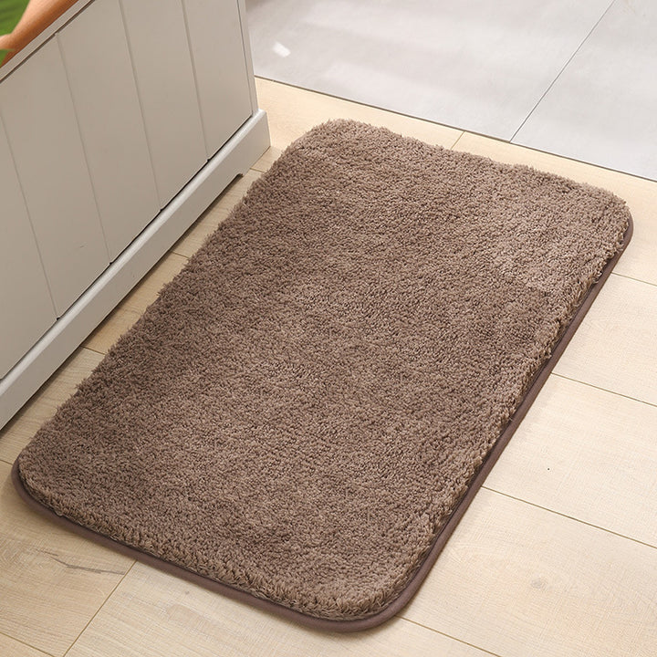 Plush Textured Bath Mat for Bathroom