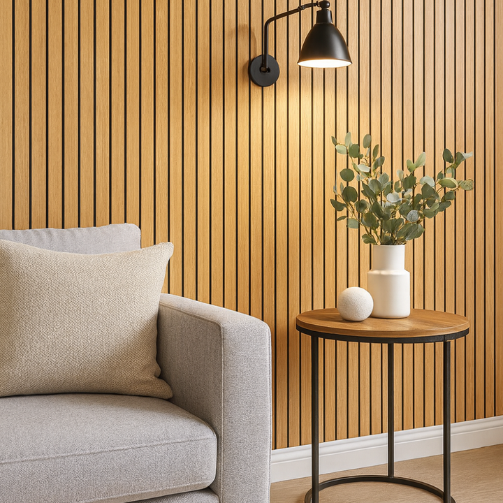 Kalsten | Wall Sticker 3D Wood Look PVC Panel Self Adhesive Waterproof