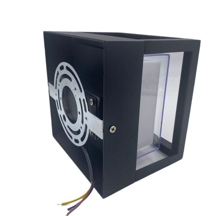 Modern Minimalist Waterproof Square Aluminum Acrylic LED Outdoor Wall Sconce Lamp For Garden | Kalsten
