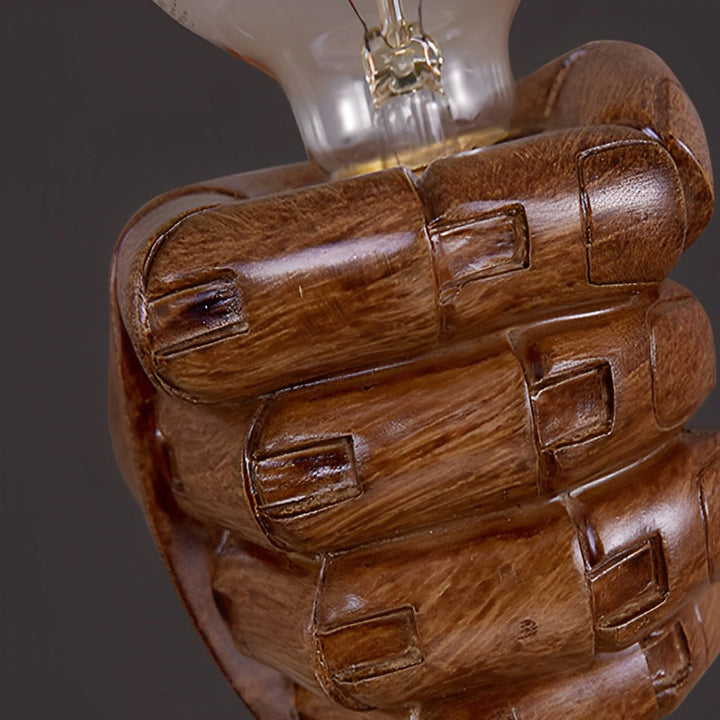 Resin Hand Fist Shaped Retro Industrial Style Wall Lamp Wall Sconce Lighting | Kalsten