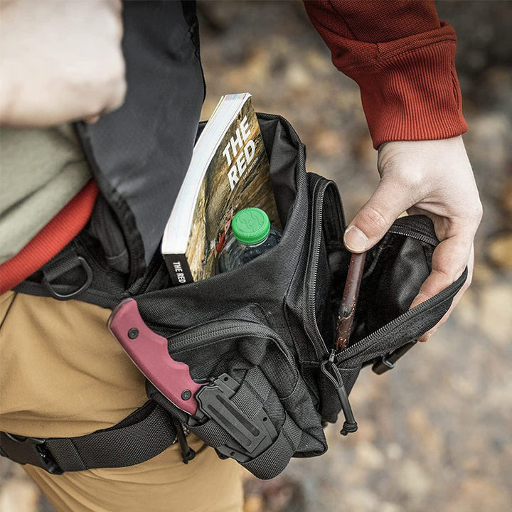 Kalsten | Nylon Waterproof Men Tactical Waist Pack Leg Travel Belt Bag