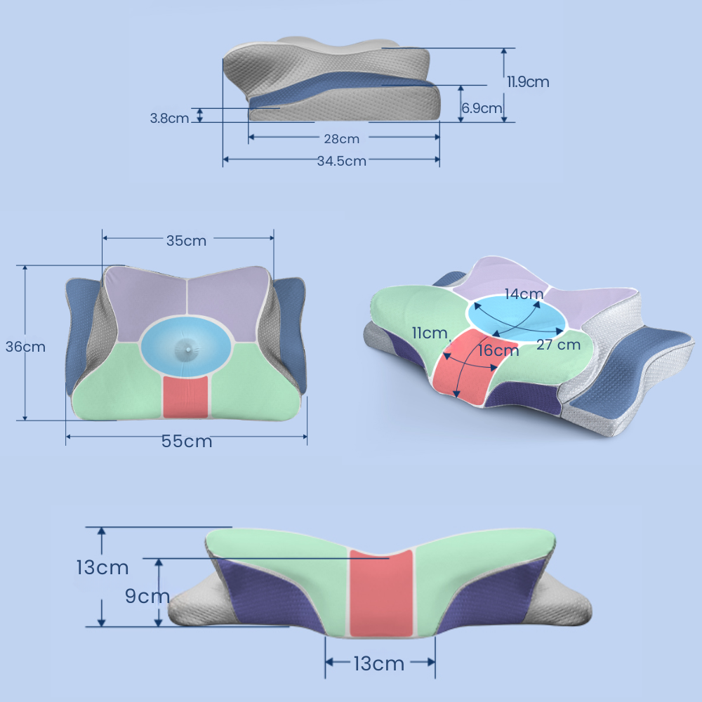 Anti-Snore Memory Foam Sleep Pillow