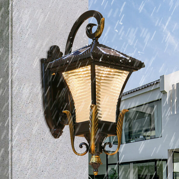 European-style Retro Aluminum Waterproof Outdoor 1-Light Wall Sconce Lamp | Kalsten