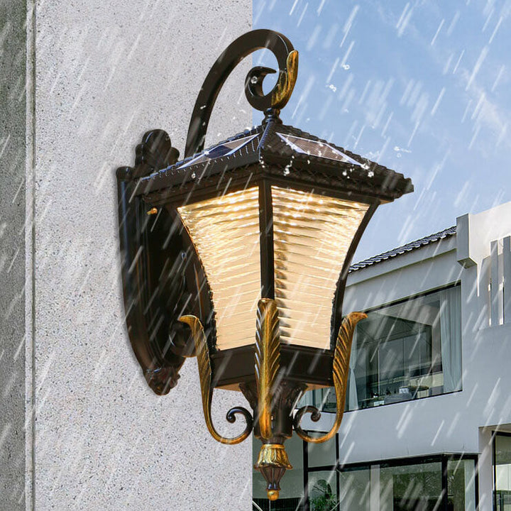 European-style Retro Aluminum Waterproof Outdoor 1-Light Wall Sconce Lamp | Kalsten