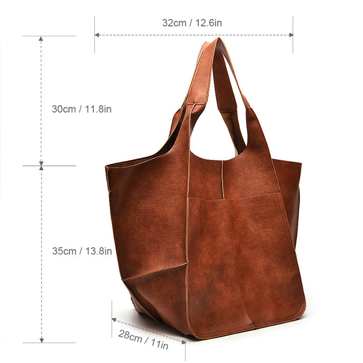 Kalsten | Oversized leather weekend handbags for women