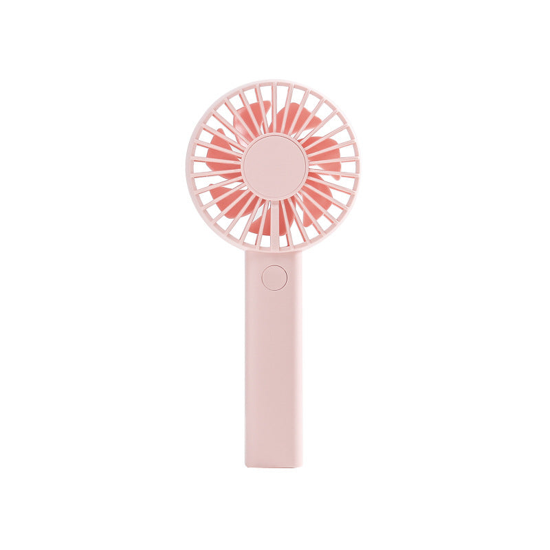 Unisex portable battery-operated mini hand fan with one-button operation and protected fan grill Kalsten