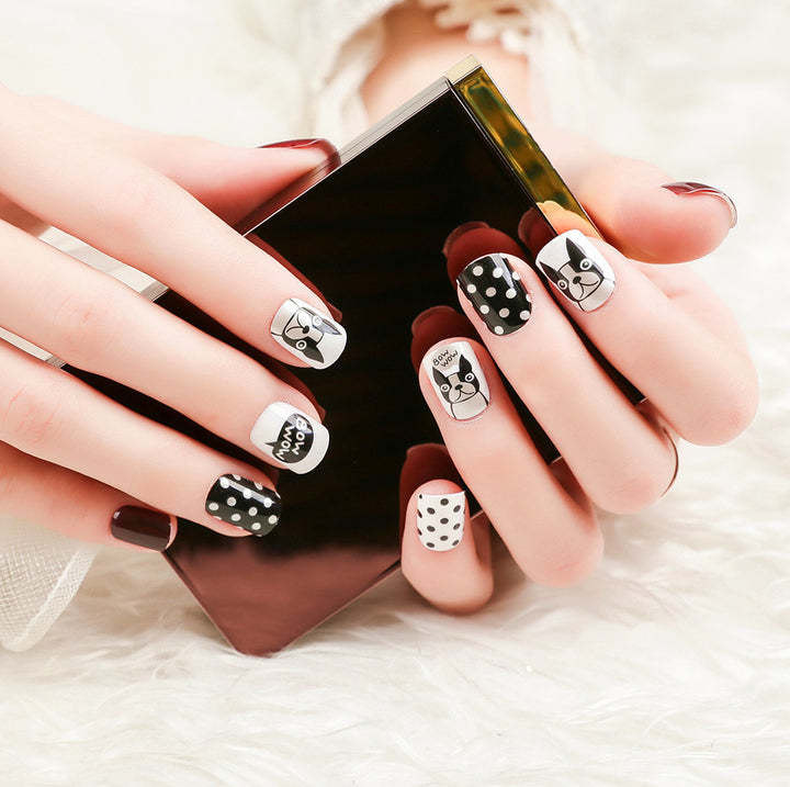 Whimsical Cartoon Animal Press-On Nail Set