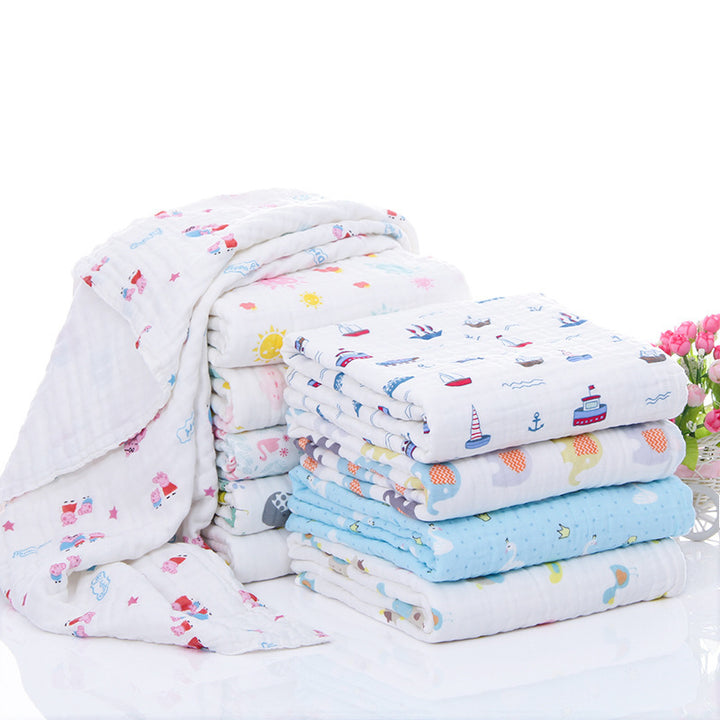 Soft Cotton Multi-Printed Baby Blanket kalsten