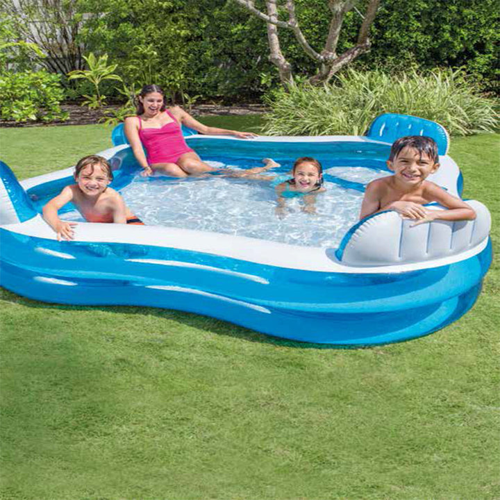 Women Inflatable Lounge Bathtub with Integrated Lounging Areas Kalsten