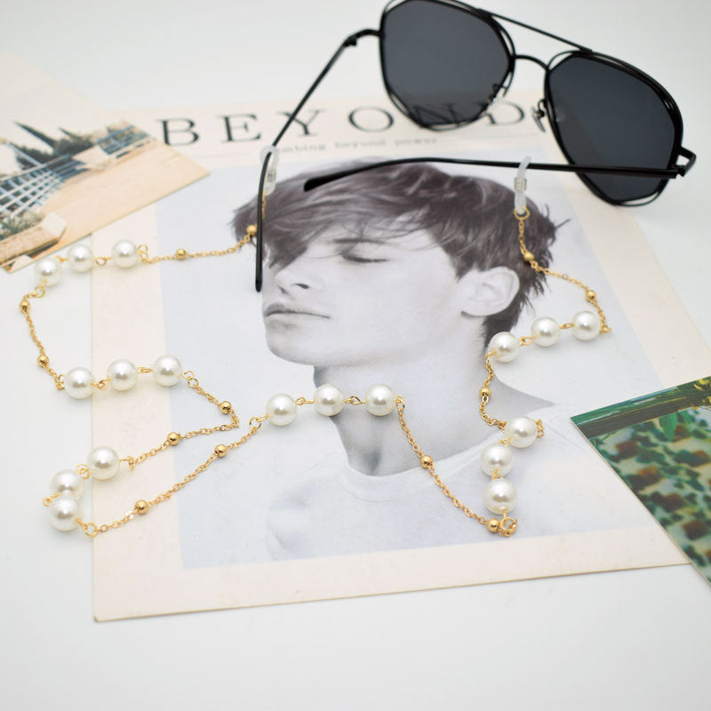 Elegant Pearl-Accented Eyewear Chain Kalsten 1786692160