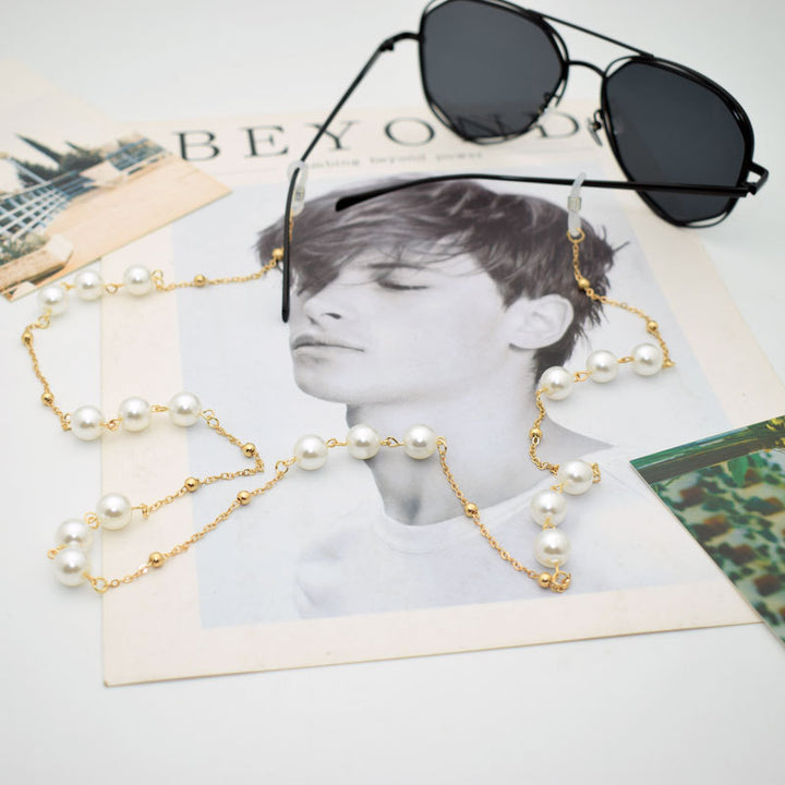 Elegant Pearl-Accented Eyewear Chain Kalsten 1786692160