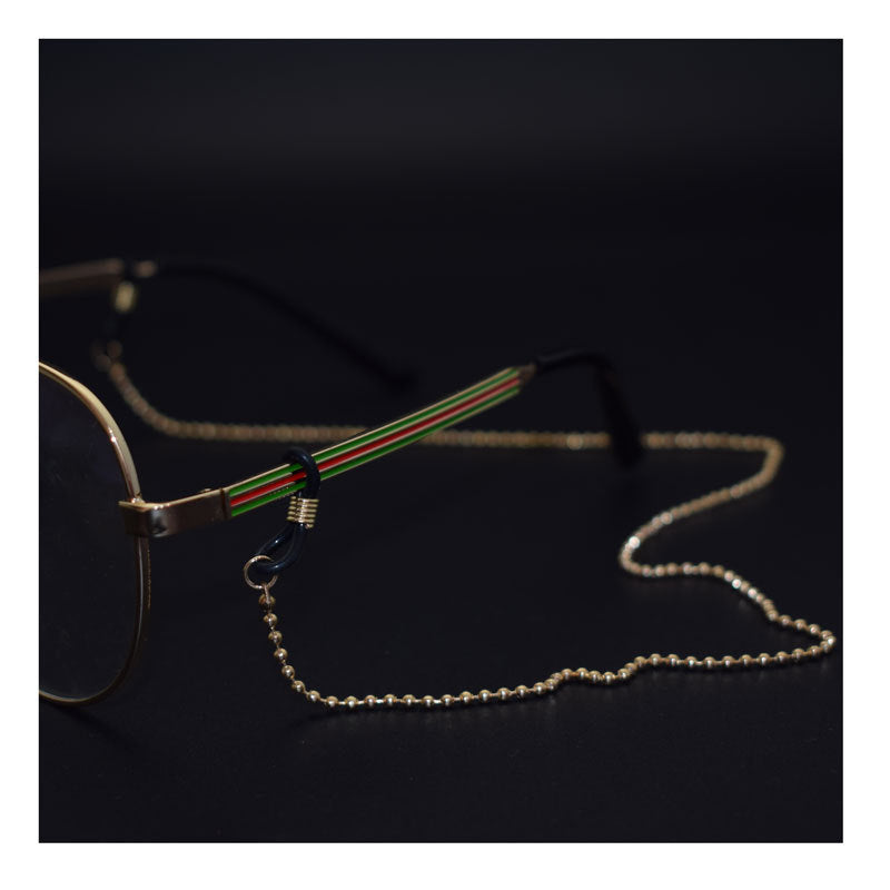 Beaded Eyewear Chain with Unique Fastening Kalsten