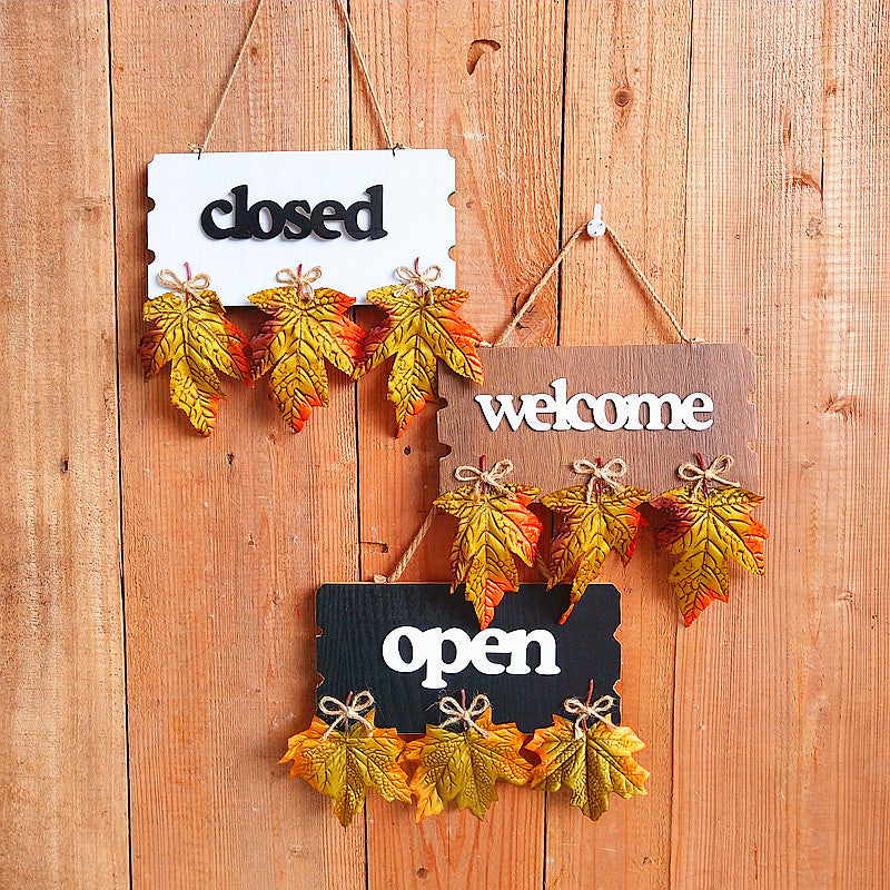 Rustic Decorative Hanging Sign Set