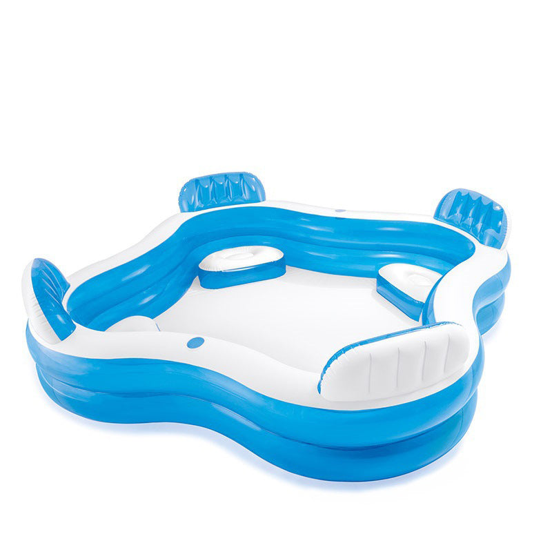 Women Inflatable Lounge Bathtub with Integrated Lounging Areas Kalsten