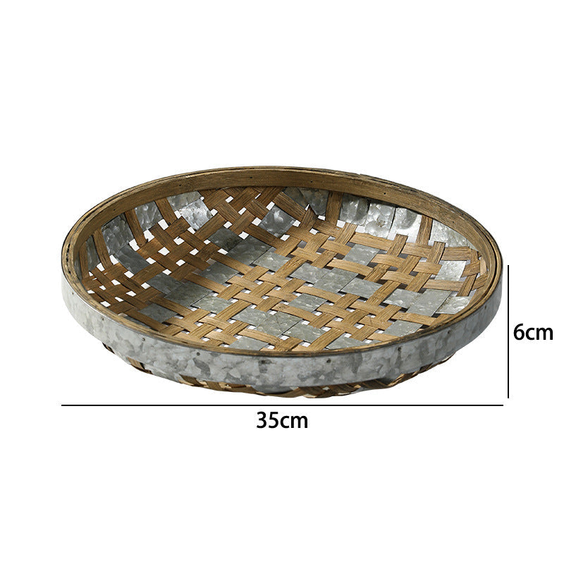 Handwoven Decorative Serving Bowl Kalsten