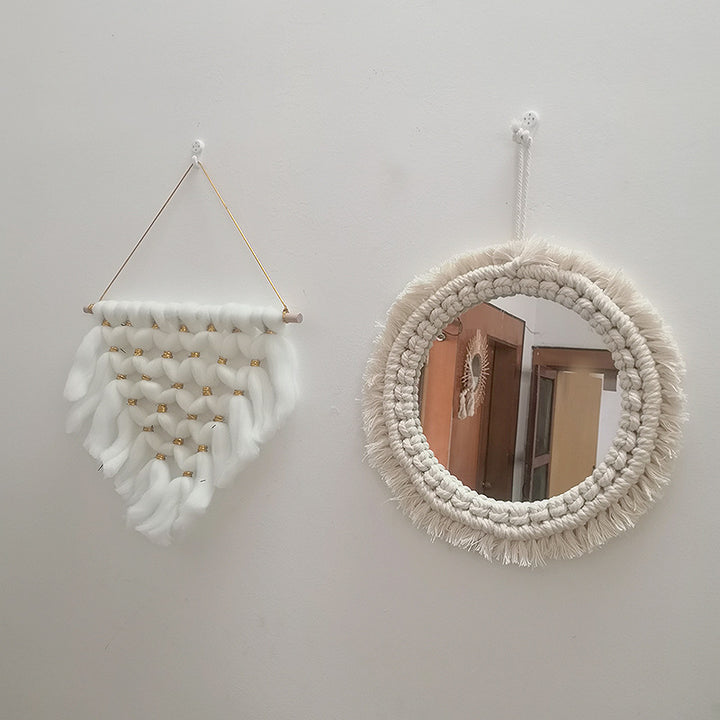 Decorative Macrame Wall Mirror Kalsten