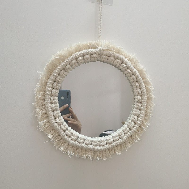 Decorative Macrame Wall Mirror Kalsten