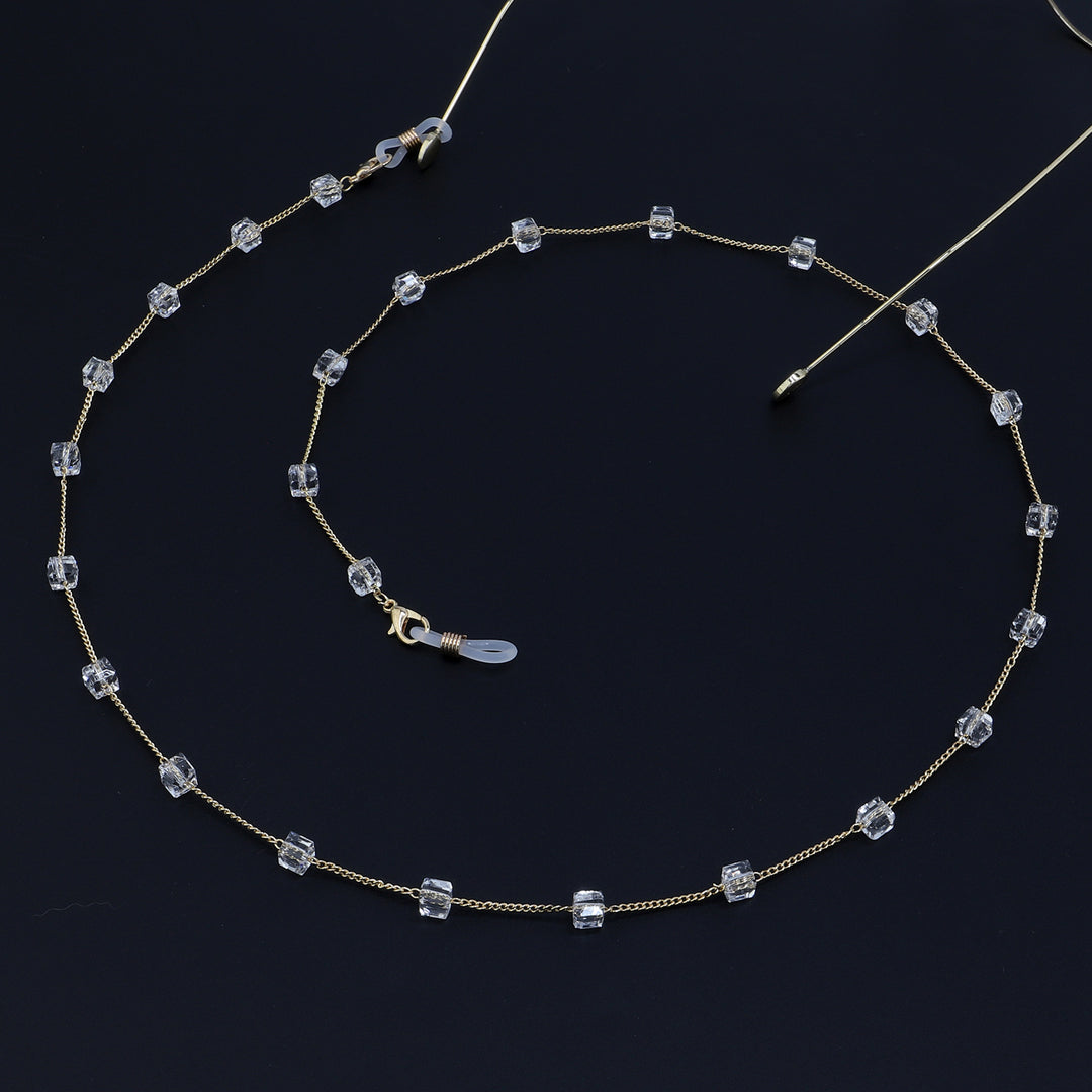 Minimalist Crystal Eyewear Chain Kalsten
