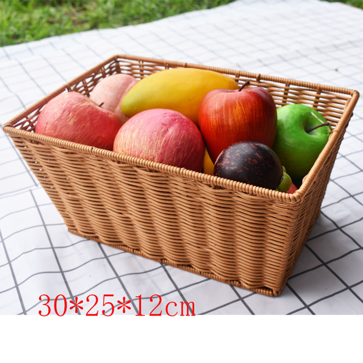 Woven Storage Basket with Natural Fiber Kalsten