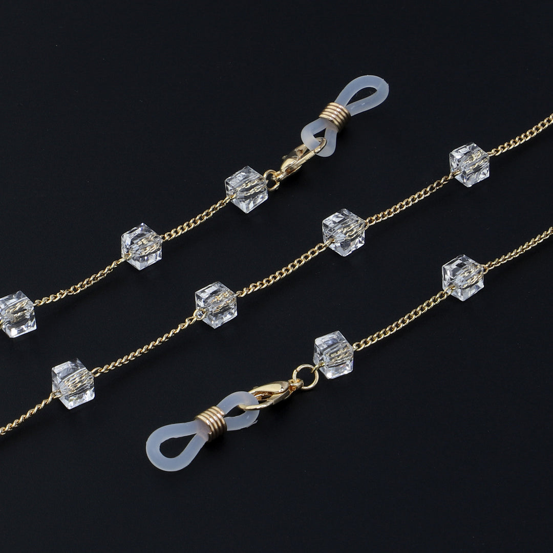 Minimalist Crystal Eyewear Chain Kalsten
