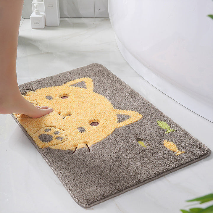 Cute Cat Design Bath Mat