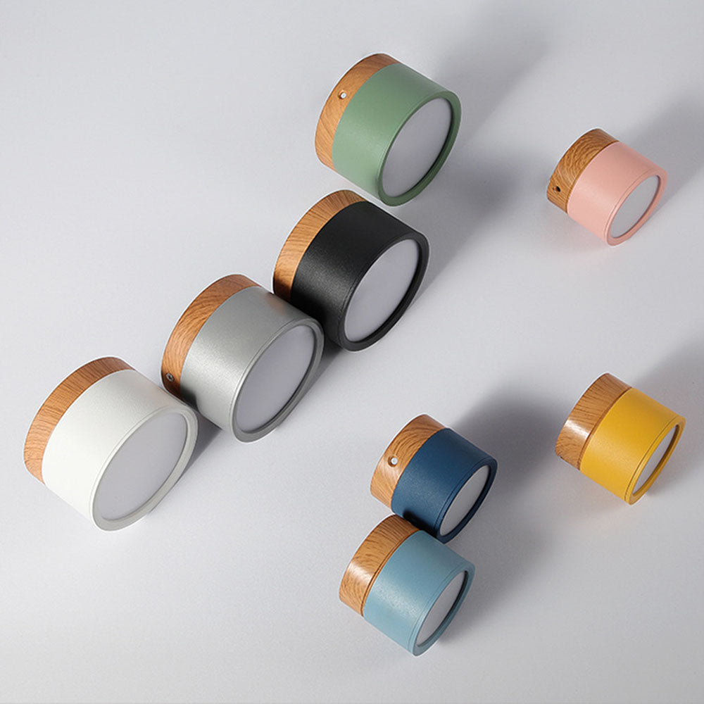 Modern Cylinder LED Flush Mount Ceiling Lamp Kalsten
