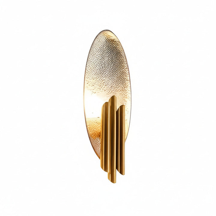 LED Wall Sconce Light – Modern Oval Iron Electroplated (45x17cm / 17.7x6.7in) | Kalsten