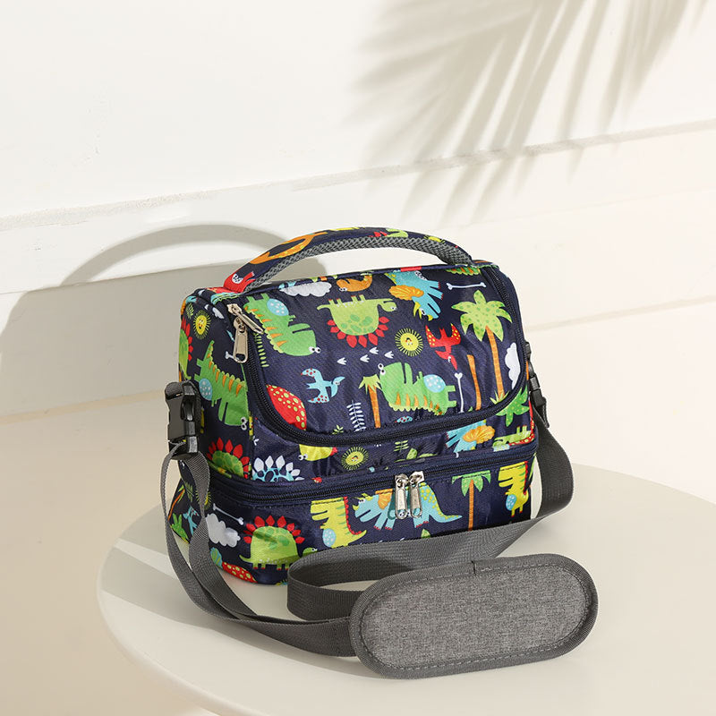 Insulated Multi-Compartment Lunch Bag